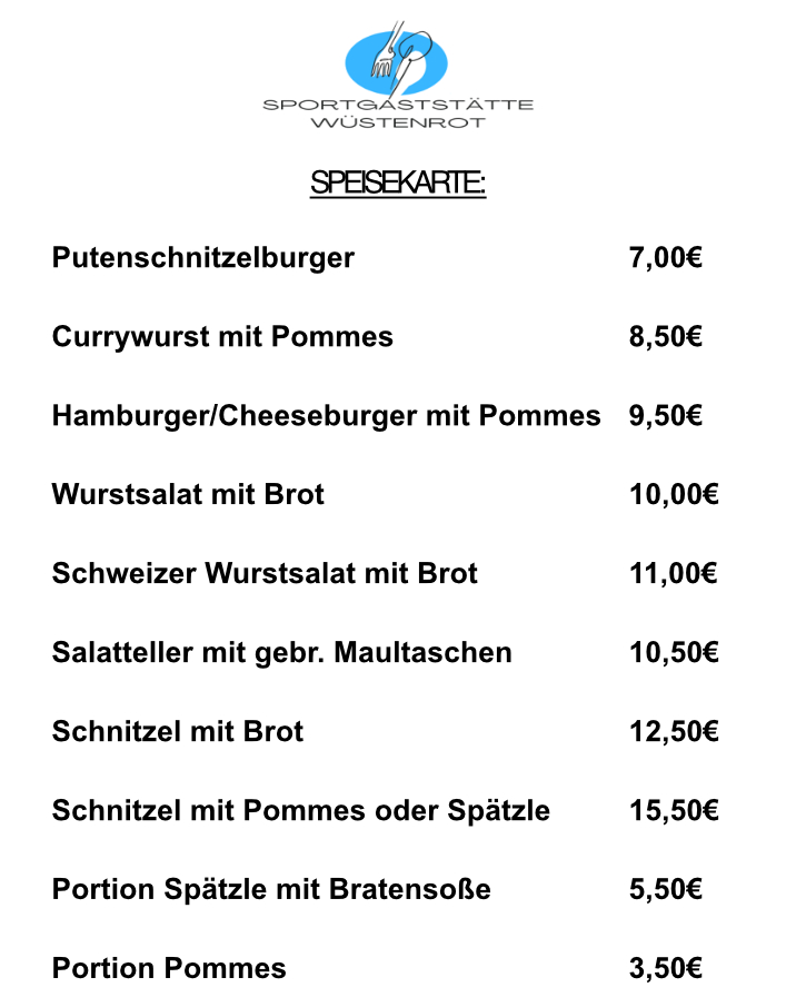 Sportgaststätte FV Wüstenrot